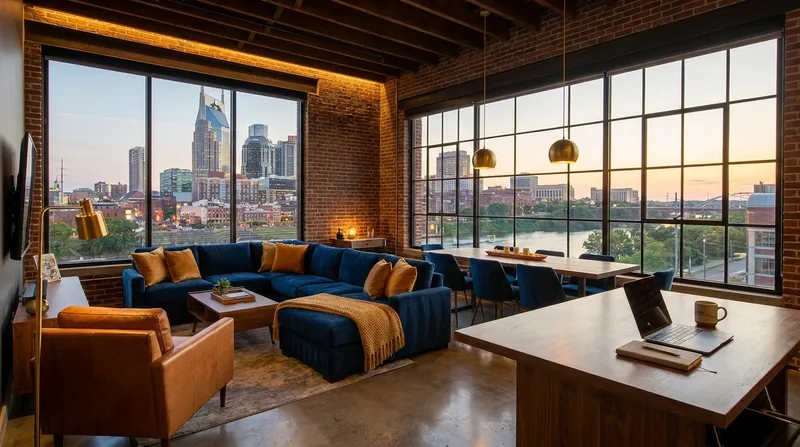 Nashville short-term rental interior, How to start an airbnb in nashville